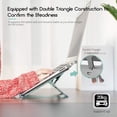 thumbnail image 2 of CPDD Support de Tablette, Support de Tablette Graphique en Alliage d'Aluminium PR112 Compatible avec Tablettes de 10 à 13 Pouces, iPad, Moniteurs de Dessin Graphiques, Affichages de Stylos, Ordinateurs Portables, Pliable Réglable Stable, 2 of 9
