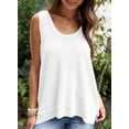 thumbnail image 2 of SHEWIN Tank Top for Women Casual Waffle Knit Summer Sleeveless Shirts Loose Fit Solid Color Trendy Scoop Neck Tops, 2 of 4
