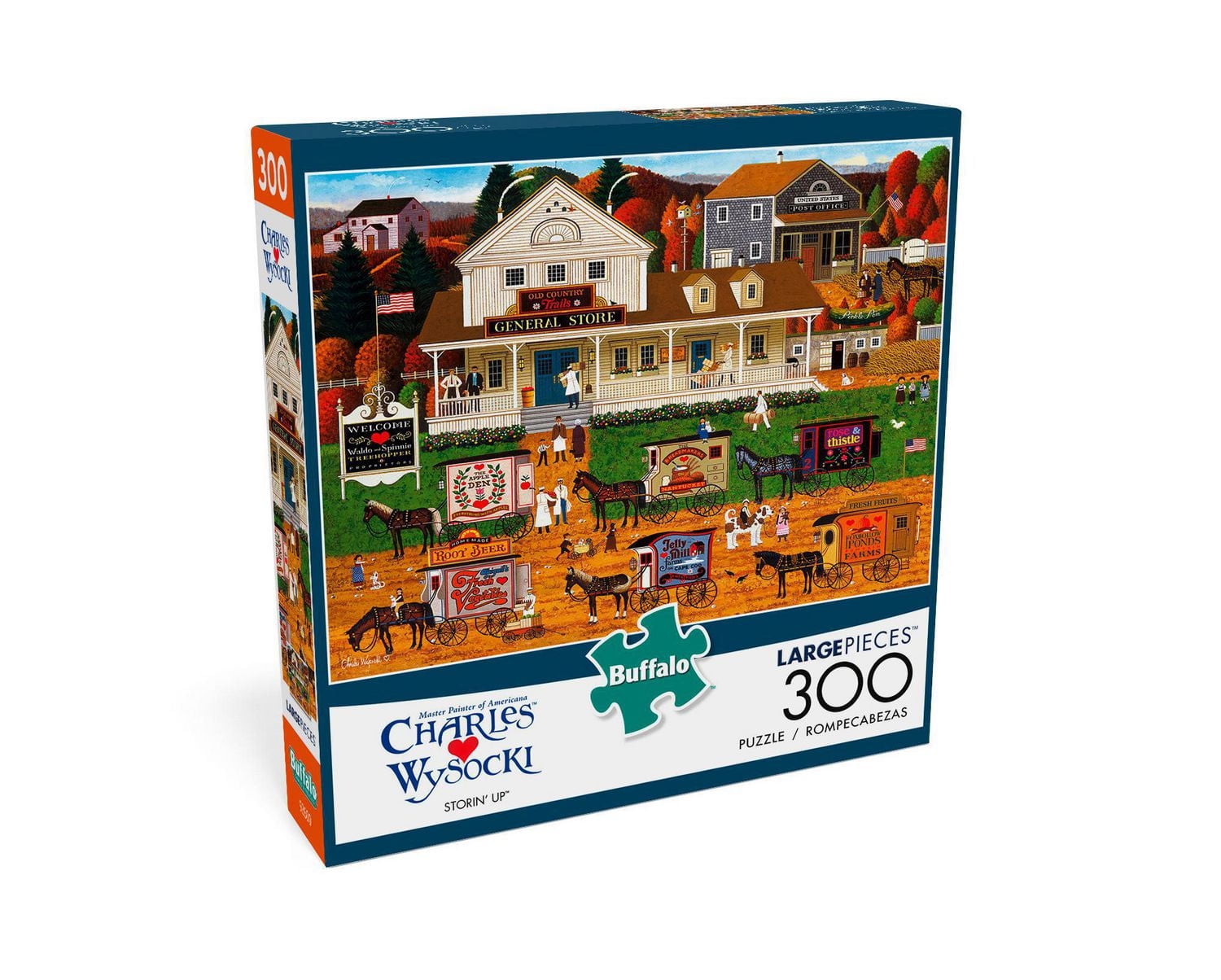 Buffalo Games - Charles Wysocki - Storin' Up - 300 Piece Jigsaw Puzzle