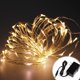 thumbnail image 4 of Cadena de luces LED de 20 m/30 m, resistente al agua, flexible, con cable de cobre plateado para decoración de fiestas navideñas, patios, jardines al aire libre, con adaptador de 12 V CC, 4 of 4