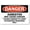 Warning Sign 4, variant on Asbestos Warning Signs Asbestos May Cause Cancer Danger Metal Sign 8"x12" - Warning for Wall or Fence, Asbestos Cancer Hazard Sign