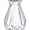 Clear, variant on REGALWOVEN Glass Bud Vases Set For, Assorted Vintage Small Flower Vases in Bulk, Thickened Embossed Glass Bottle Clear 2.6"L x 2.6"W x 4.3"H