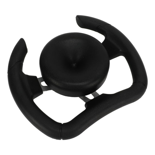 Volante de carreras de 277 mm con adaptador de 135 mm Pieza de repuesto universal de PU negra para Kart deportivo Go Karts