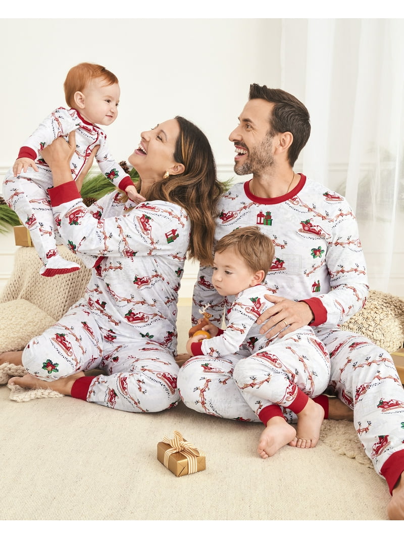 The Children's Place Adult Unisex Matching Family Santa Sleigh