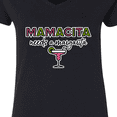thumbnail image 4 of Inktastic Mamacita Margarita Women's V-Neck T-Shirt, 4 of 5