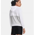 thumbnail image 2 of 1351234 Under Armour Women's Terry Fleece Hoodie White/Gray/Gray XL, 2 of 6