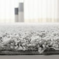 thumbnail image 6 of SAFAVIEH Royal Ronnette Solid Plush Shag Area Rug, Light Grey, 5'3" x 7'6", 6 of 9