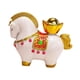 thumbnail image 3 of Figura de caballo Mini figura Feng Shui Decoración Regalos Miniatura Caballo de resina moderno Lingote de oro, 3 of 9