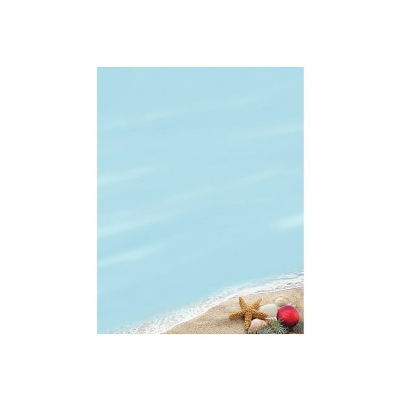 Great Papers! Holiday Stationery Beachy Holiday 8.5" x 11" 80 Sheets (217017) 2017017