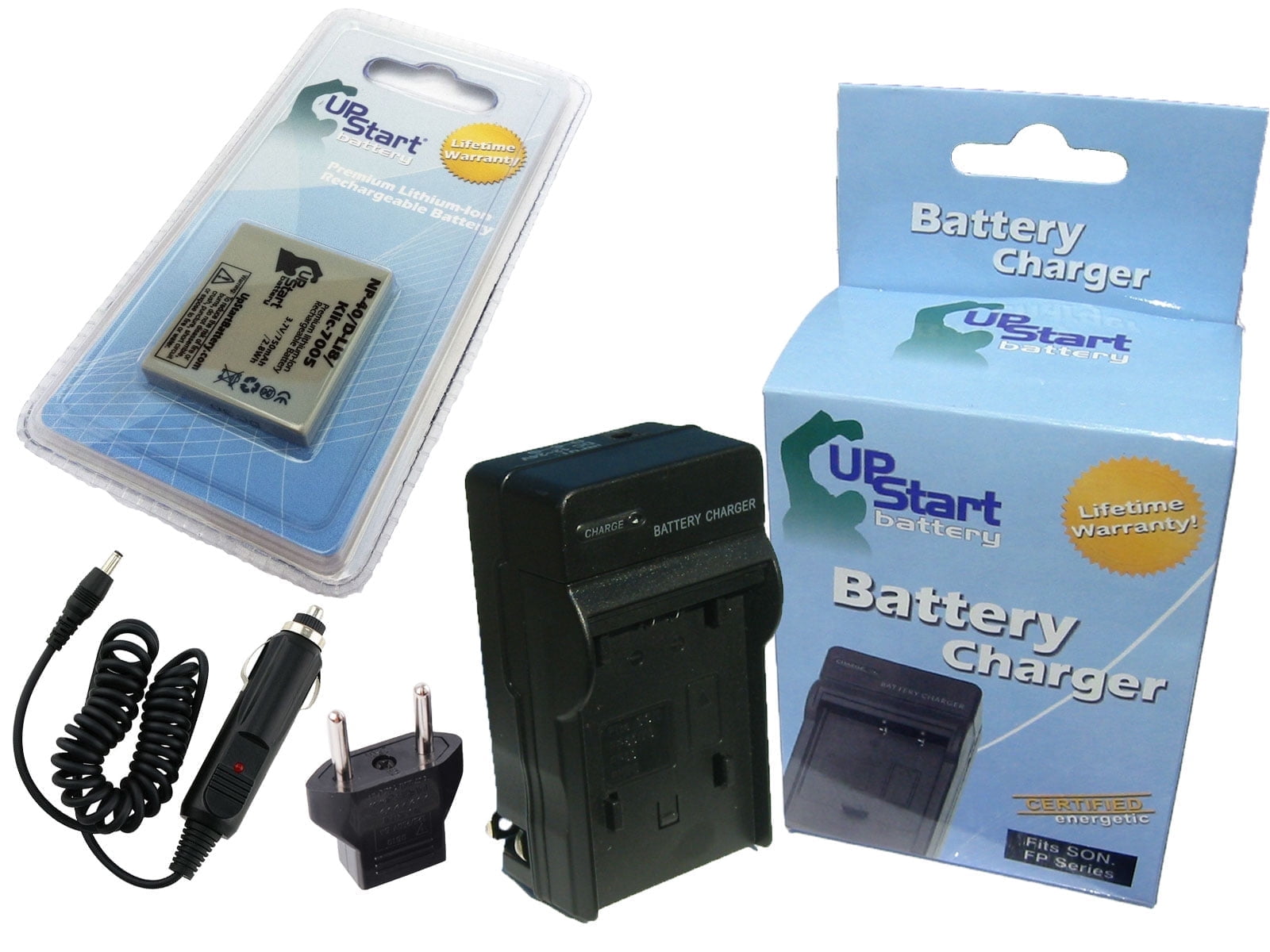 2x Pack - Canon PowerShot SX200 IS Battery + Charger - Replacement