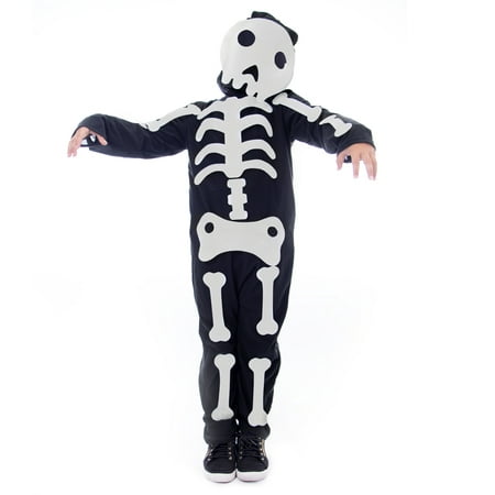Boo! Inc. Make Your Own Skeleton Children's Halloween Costume | Includes Moveable