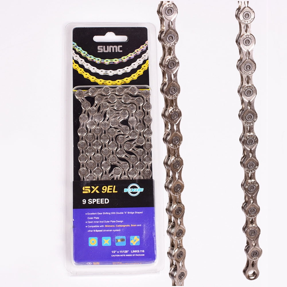 SUMC Durable Bike Chain 9//27 Speed MTB Road Bicycle Chain Mountain Bike Chain