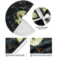 thumbnail image 2 of FMSHPON Halloween Bat Moon Xmas Christmas Tree Skirt Stand Mat for Holiday Party Decoration Indoor Outdoor 36 inches, 2 of 6