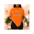 thumbnail image 1 of Playera Blusa Mujer con Frase Positiva Eres Bella Fabulosa y Fuerte Moda Casual Inspiradora Color Anaranjado Talla Grande Marca Emil SaEs, 1 of 4
