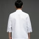thumbnail image 3 of CHEF UNIFORM Uniform Cocina de manga larga Delantal con bolsillos delanteros Butcher Professional Home Suministros Sweat Bands for Grill Restaurant White M kenally LF000324-07, 3 of 7