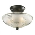 thumbnail image 2 of Elk Home 12-Inch Wide Restoration Semi Flush Mount, Oiled Bronze, 2 of 3
