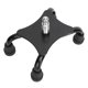 thumbnail image 1 of Dekaim Bastón para Caminar Quad Foot Acero Inoxidable Alta Estabilidad Bastones de Cuatro Puntos Base de Soporte para Bastón de 22 Mm, 1 of 5