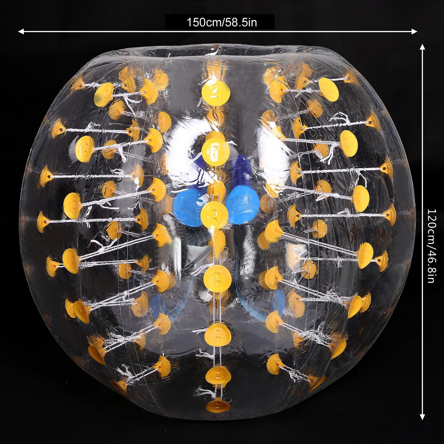 Dia 5/4 FT Inflatable Bubble Zorb Bumper Balls Knock Soccer Body Ball