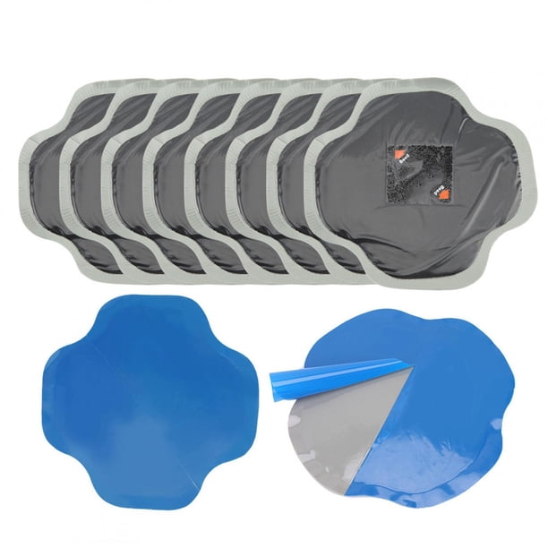 Parche De Reparación De Neumáticos, 128 Mm/5 En 10 Piezas/juego De Parches De Reparación De Neumáticos De Caucho Natural Para Motocicleta De Coche