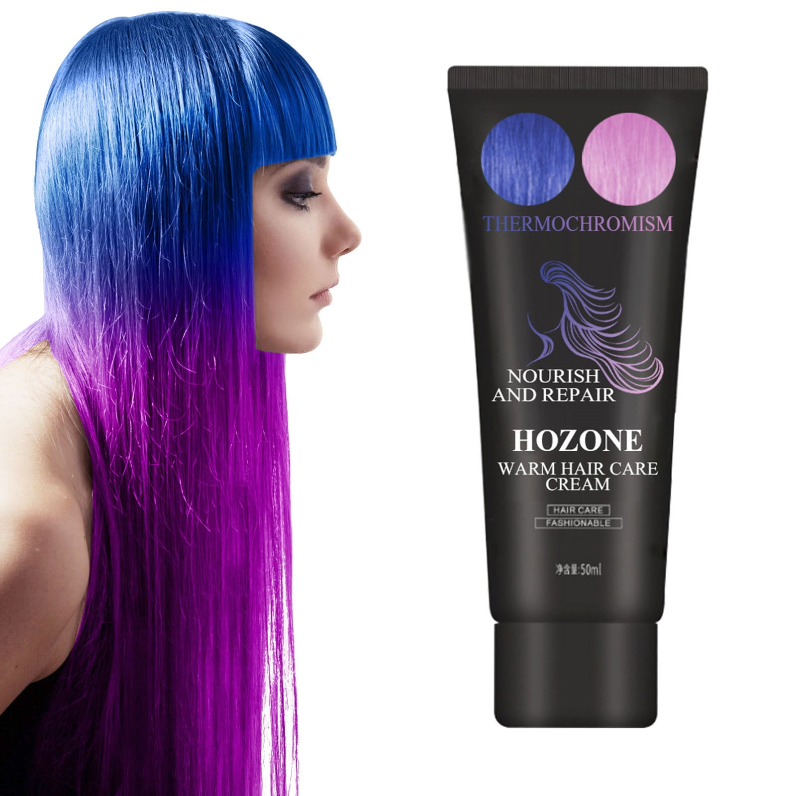 Color Changing Hair Dye Thermochromic Color Changing Wonder Dyes Hair