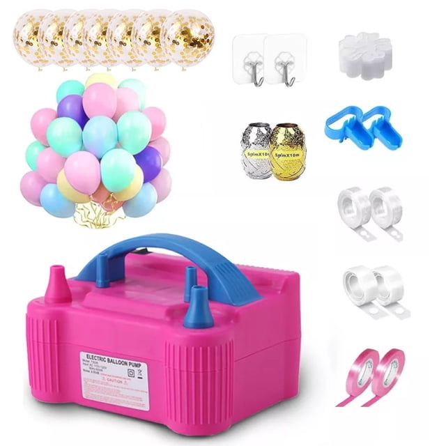 Balloon Pump, 184 PCS Electric Balloon Pump Kit, Balloon Inflator