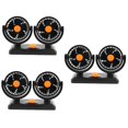 thumbnail image 1 of Car Fan for Dashboard - 3 Pack Portable Small Plastic Fans for Cars, Adjustable Direction, 12V Compatibility, 1 of 5