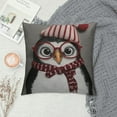 thumbnail image 2 of JEUXUS  Decorative Throw Pillow Covers Accent Pillowcases Winter Penguins Christmas Decorations for Xmas Indoor Couch Bed Living Room Home Holiday Decor, 2 of 5