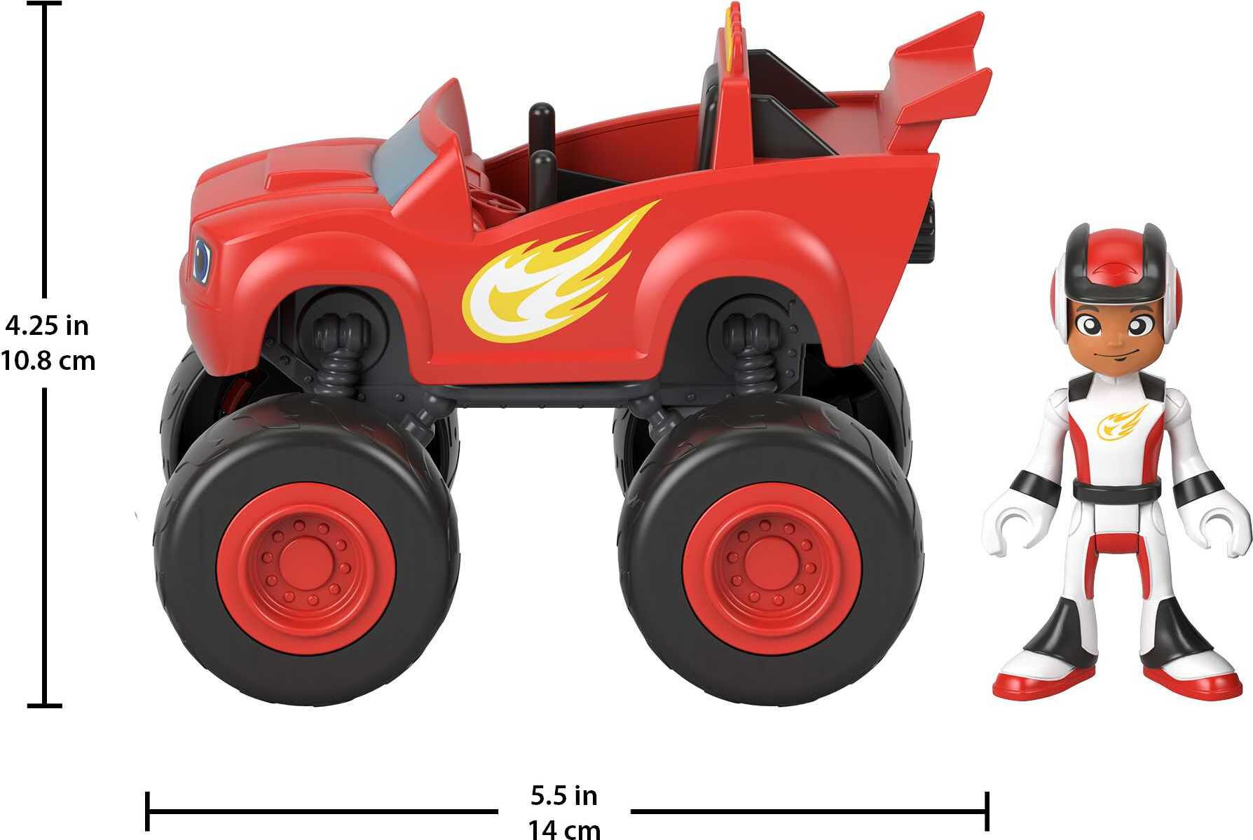 Blaze and The Monster Machines Blaze & Aj Vehicle & Figure Set - image 3 of 6