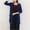 Navy A, variant on Free Size Long Knit Duster Cardigan Women Open Front Pocket Relaxed Fit Lightweight Outerwear for Beach Office Commute Navy A Free Size