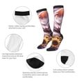 thumbnail image 3 of Balery Warm Sunflower Sleeping Cat Calcetines novedosos Calcetines deportivos Calcetines hasta la rodilla Calcetines de algodón Calcetines originales y geniales, 3 of 6