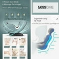 thumbnail image 3 of BOSSCARE Massage Chairs SL Track Full Body Zero Gravity Shiatsu Recliner whit Bluetooth Speaker Pink, 3 of 10
