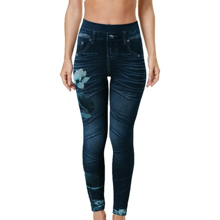 

Women Ladies Jean Pants Plus Size Pocket Yoga Pants Yoga Band Scrub Pants Women Dress Pant Yoga Pants for Women Straight Leg plus Size Yoga Pants for Women 2x Tall Women Scrunch Yoga Pants