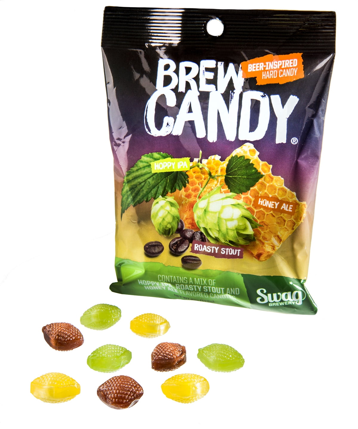 Beer Hard Candy An assortment of solid sweets that taste like a variety