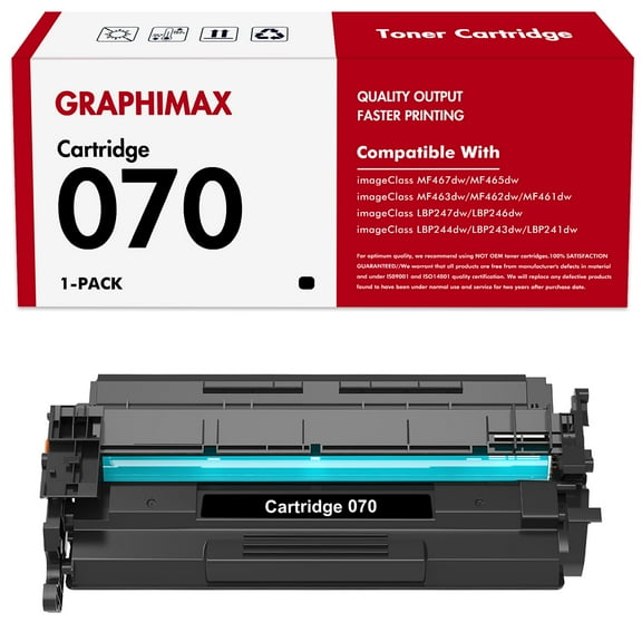 070 Toner Cartridge Compatible for Canon 070 070H Toner Cartridge for imageCLASS MF465dw MF462dw LBP246dw LBP247dw Printer (1 Pack)
