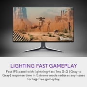 Dell Alienware 27 Gaming Monitor | 280Hz, 1ms, QHD | FreeSync Premium Pro + G-Sync | Fast IPS, VESA HDR600 | Height/Tilt/Swivel/Pivot, AlienFX RGB, Low Blue Light