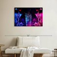 thumbnail image 2 of Elephant Stock Party Cocktails Wall Art - Horizontal Canvas Wall Art - Dining Room Wall Decor - Food And Drink Canvas - Black And Purple Decor - 36" x 24", 2 of 8