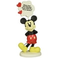 thumbnail image 2 of Precious Moments Disney Mickey Mouse My Thoughts Are Filled With You Figurine #151701, 2 of 3