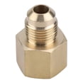 thumbnail image 4 of Accesorio de tubo, adaptador de latón macho de 3/8 pulgadas x hembra, adaptador de calentador de gas, artesanía superior, 4 of 9