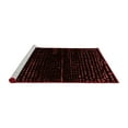 thumbnail image 2 of Ahgly Company Machine Washable Indoor Rectangle Abstract Red Modern Area Rugs, 7' x 9', 2 of 4