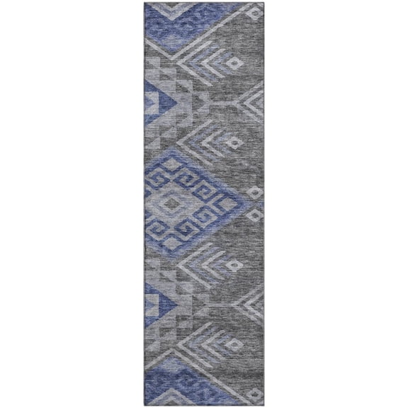 Dalyn Rugs Premium Machine Washable Mayfield AMF1091 Pewter 2'3" x 7'6" Runner Rug
