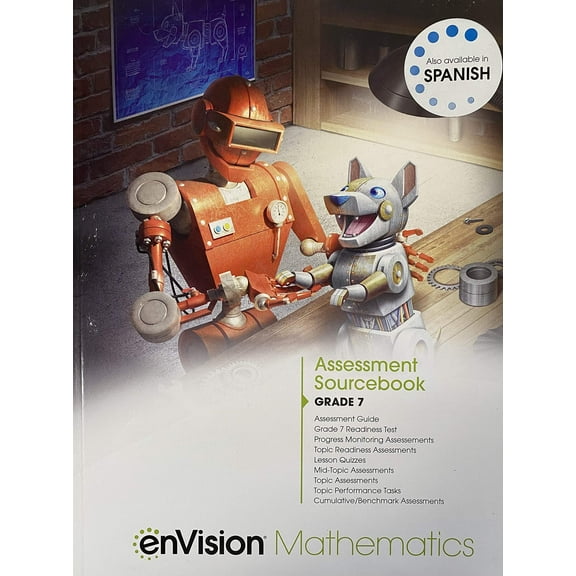 enVision Mathematics, Assessment Sourcebook Grade 7, c. 2019 9781418269548, 1418269549