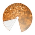 thumbnail image 3 of Kll Sparkling Orange And Black Christmas Tree Skirt ,Party Decorations Farmhouse For Christmas Decorations Holiday Party, 3 of 8