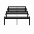 thumbnail image 3 of Alvantor Queen Metal Platform Bed Frame Black 14 inch Heavy Duty Steel Slat Support No Box Spring Needed Easy Assembly, 3 of 7