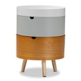 thumbnail image 1 of Baxton Studio Elison Table d'Appoint en Bois à 3 Niveaux Multicolore, 1 of 6