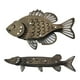 thumbnail image 1 of Decoración de Pared de Pescado Macarena 2 Piezas Adorno Colgante Decoraciones de pared colgantes, 1 of 5