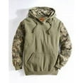 thumbnail image 2 of Venado Camo Hoodie for Men - Outdoor Recreation Clothing (Medium, Army), 2 of 2