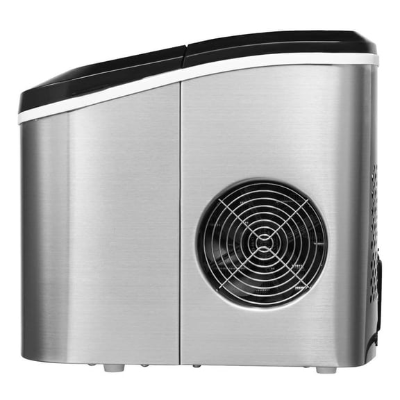 Countertop Ice Maker 9 Cubes Ready in 6 Mins 33lbs./24H 14 in. W Self-Cleaning Portable Ice Maker with Ice Scoop, Basket