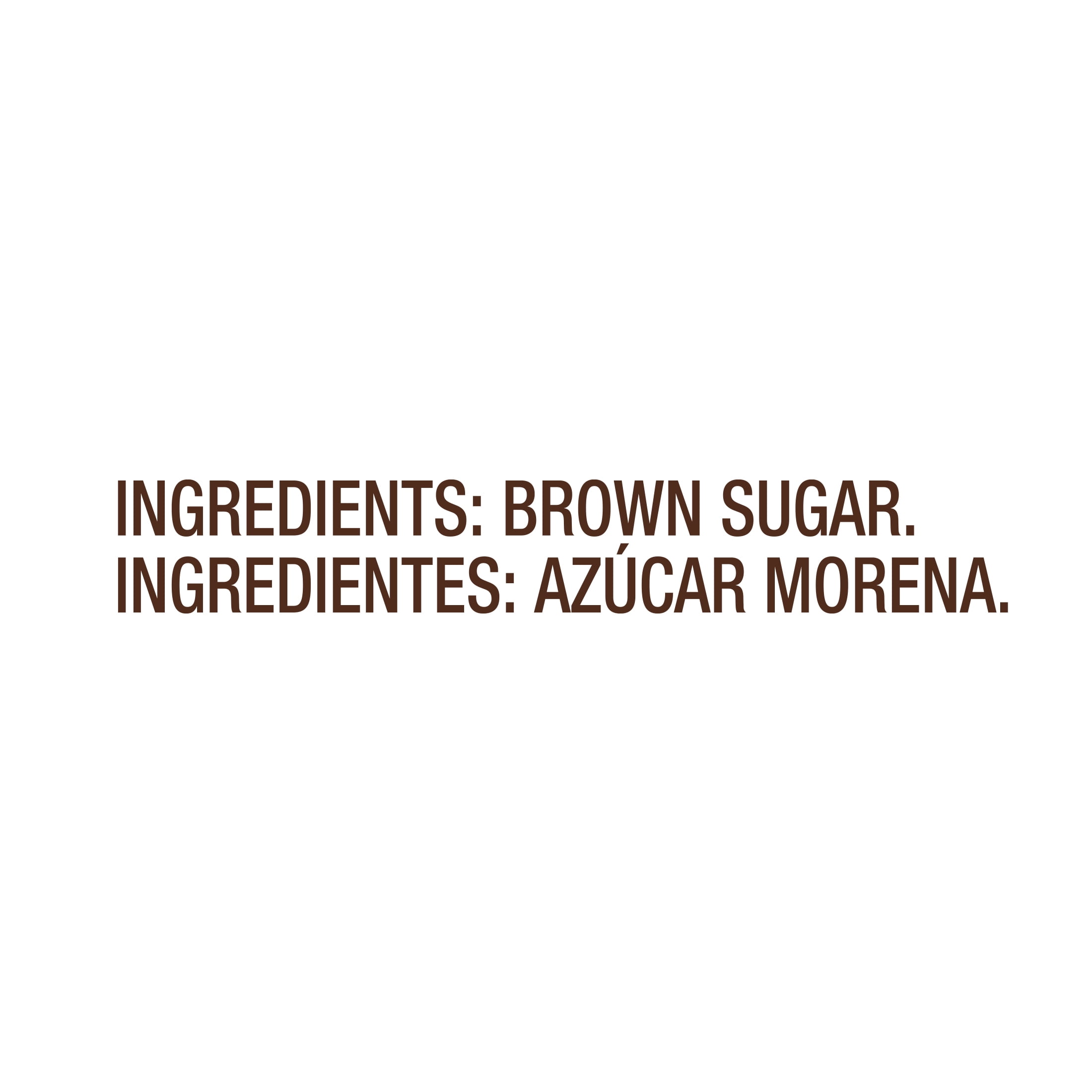 Great Value Brown Sugar Plastic Jar 3.3 lbs. (1.5kg), Non-GMO