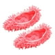 thumbnail image 2 of Zapatillas de trapeador Zulema Reutilizable polvo mopa limpiador 2 uds rosa, 2 of 7