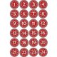 thumbnail image 2 of Advent Calendar To Fill Cloth Bag, 1-24 Advent Number Stickers Jewelry Calendar Gift Bag Christmas Calendar Set Craft Bag To Fill With, 2 of 5
